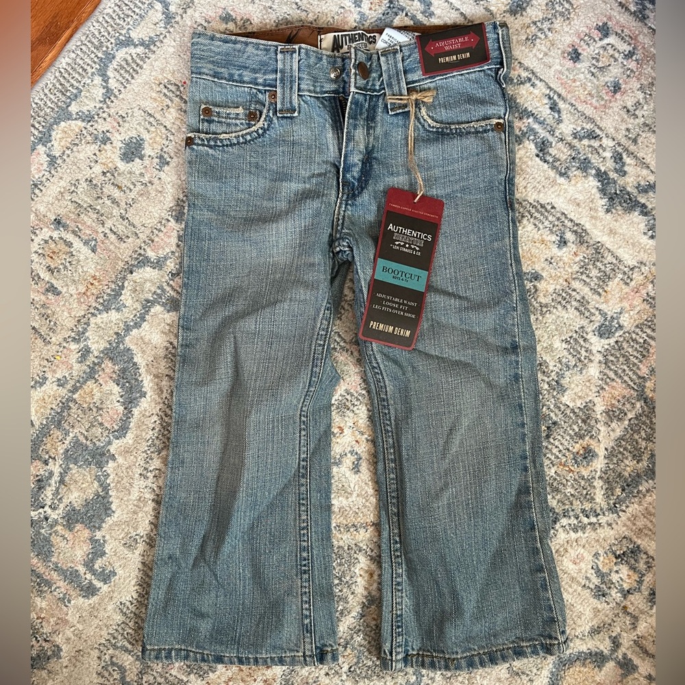 Authentics Signature Levi Strauss Bootcut Boys Jeans NWT
